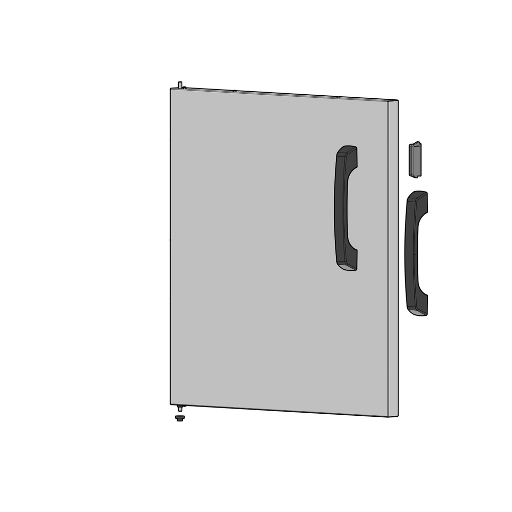 Door Diagram and Parts List for RXT425SIBNSS-1  Napoleon Built-In Cooking