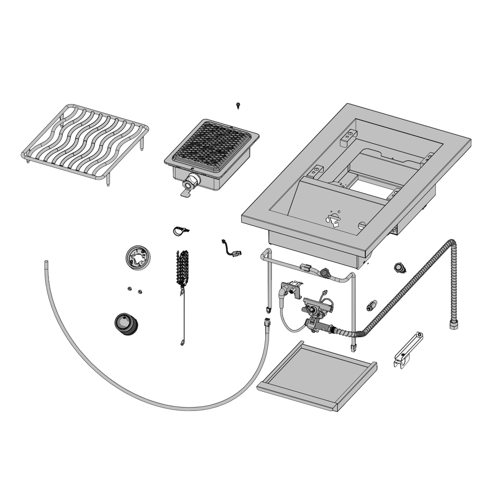 Base Diagram and Parts List for BIB10IRPSS  Napoleon Grill