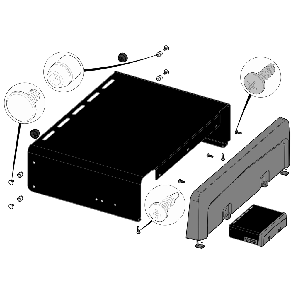 Right Shelf Diagram and Parts List for RXT425SIBNK-1  Napoleon Built-In Cooking