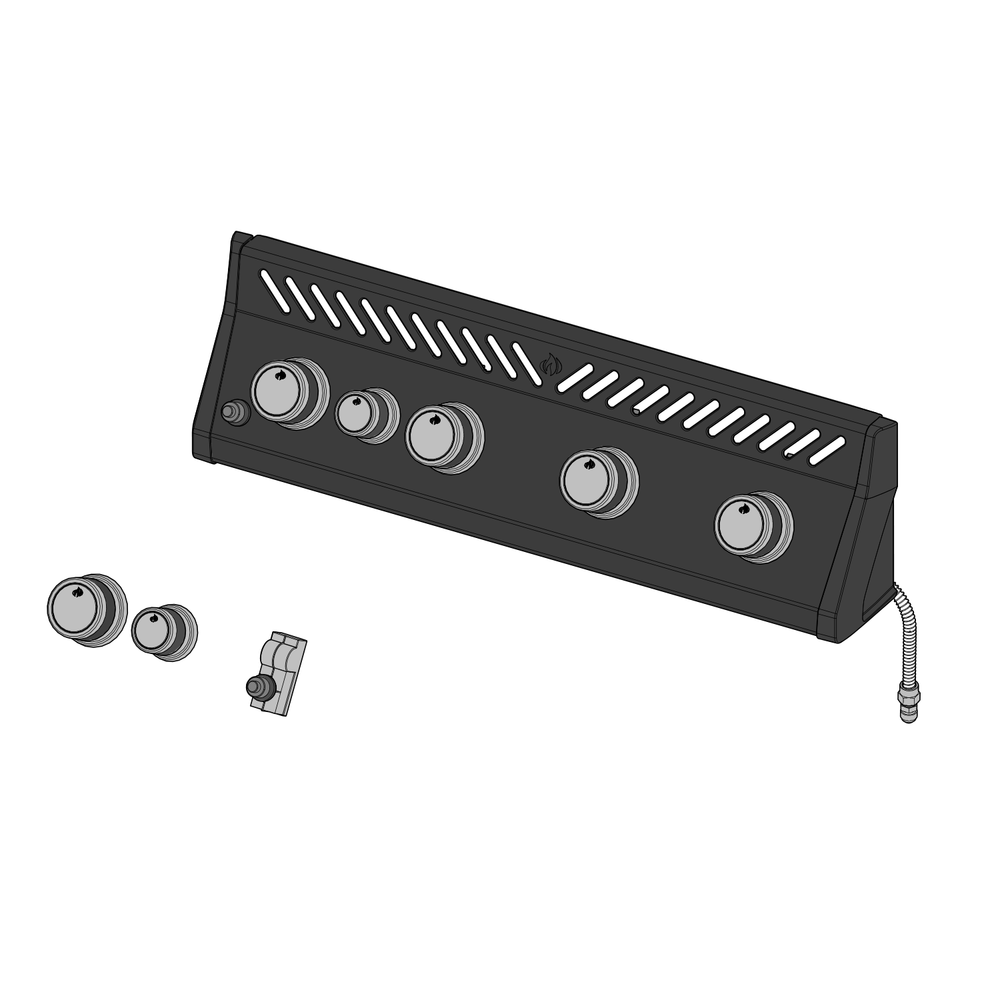 Control Panel Diagram and Parts List for RXT525SIBNK-1  Napoleon Built-In Cooking