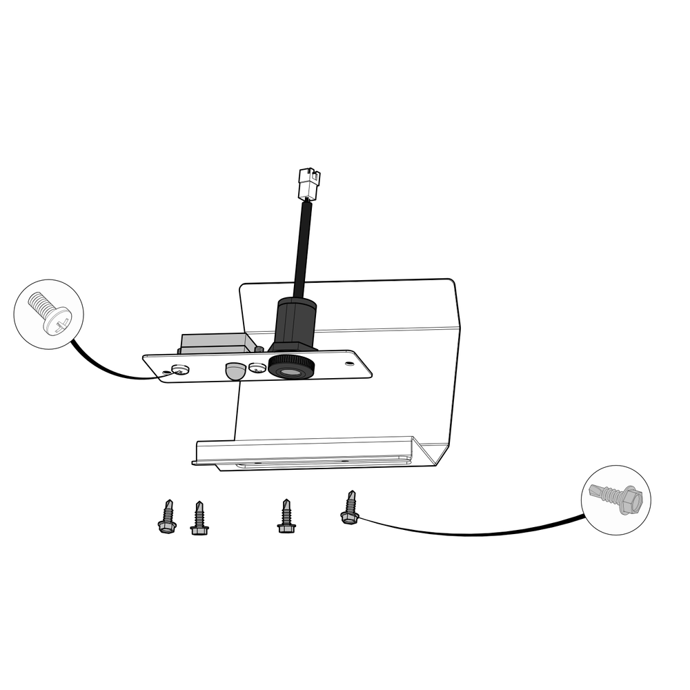 Motion Sensor Diagram and Parts List for BIPRO500RBPSS-3  Napoleon Built-In Cooking