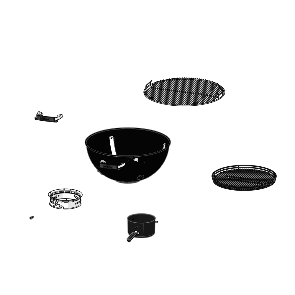 Base Diagram and Parts List for NK22K-LEG-3  Napoleon Grill