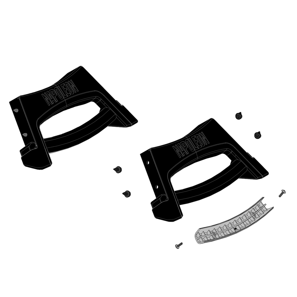 Scissor Cart Foot Diagram and Parts List for TQ285X-BL-1  Napoleon Built-In Cooking