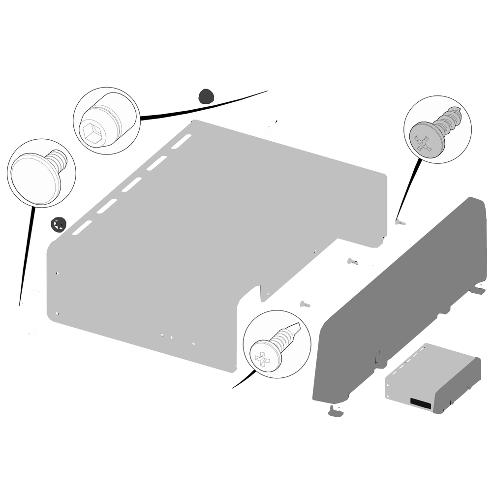 Right Shelf Diagram and Parts List for RXT425SIBPSS-1  Napoleon Built-In Cooking