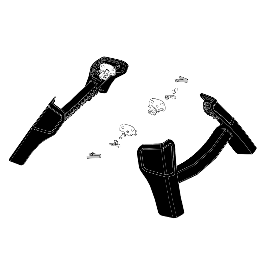 Leg Diagram and Parts List for TQ285-RD-1-A  Napoleon Built-In Cooking