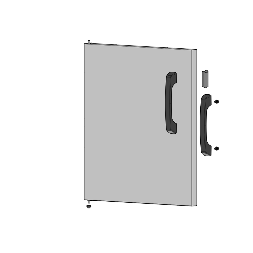 Door Diagram and Parts List for RXT425NSS-1  Napoleon Built-In Cooking