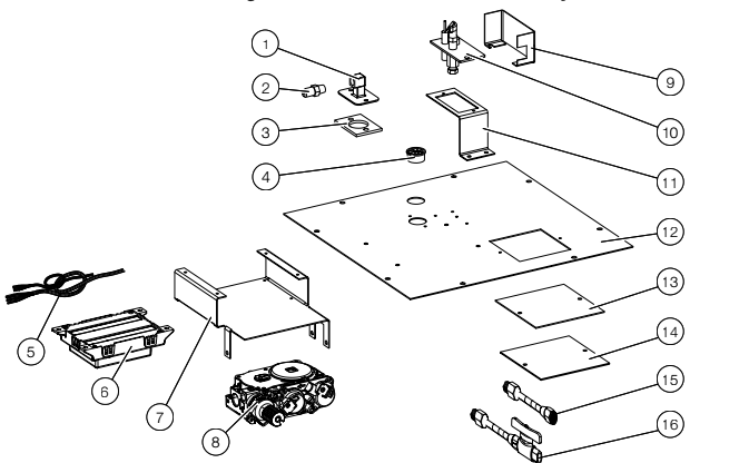 Section_5 Diagram and Parts List for BHD4PFCN  Napoleon Fireplace & Insert