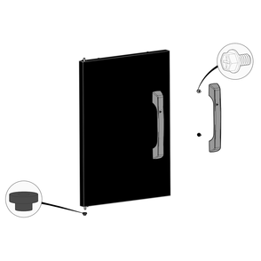 Door Diagram and Parts List for RXT625SIBNK-1  Napoleon Built-In Cooking