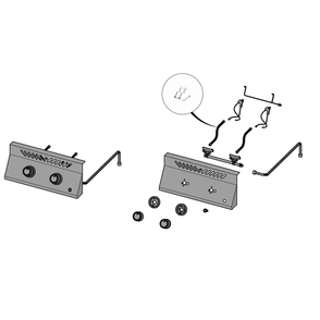 Control Panel Diagram and Parts List for BIB18RTNSS  Napoleon Grill