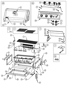 Part Location Diagram of S91003 Napoleon Temperature Gauge