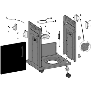 Cart Diagram and Parts List for RXT425SIBNK-1  Napoleon Built-In Cooking