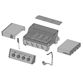 Base Diagram and Parts List for F425DPGT  Napoleon Built-In Cooking