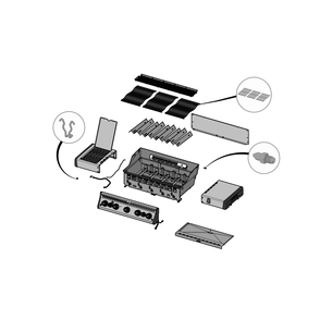 Base Diagram and Parts List for RSE625RSIBNSS-1  Napoleon Built-In Cooking