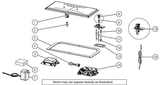 Part Location Diagram of W456-0054 Napoleon #54 Propane Gas Orifice