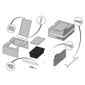 Part Location Diagram of Z715-0001 Napoleon TRIM LID BUMP 12.7MM PCS SILV SDBRN