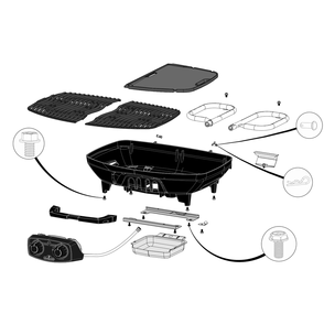 Base Diagram and Parts List for TQ285X-RD-1-A  Napoleon Built-In Cooking