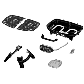 Base Diagram and Parts List for TQ285-BL-1  Napoleon Built-In Cooking
