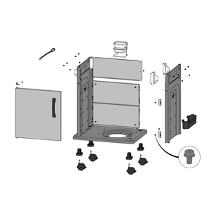 Cart Diagram and Parts List for RSE425RSIBNSS-1  Napoleon Built-In Cooking