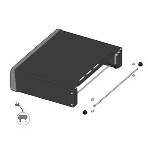 Right Side Shelf Diagram and Parts List for RXT525SIBNK-1  Napoleon Built-In Cooking