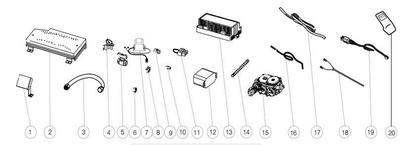 Section_2 Diagram and Parts List for GDS26N-1  Napoleon Heating Stove