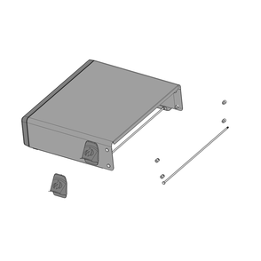 Left Side Shelf Diagram and Parts List for F365DPGT  Napoleon Built-In Cooking