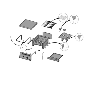 Main Exploded Diagram and Parts List for BIB18RTPSS  Napoleon Grill