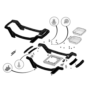 Cart Diagram and Parts List for PRO285N-BK  Napoleon Built-In Cooking
