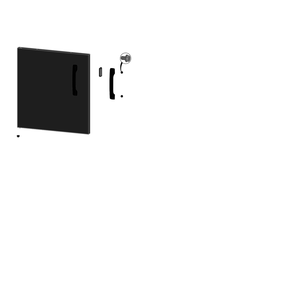 Door Diagram and Parts List for R425NK-1  Napoleon Built-In Cooking