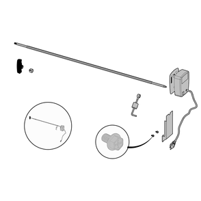 Rotissery Diagram and Parts List for BIPRO665RBPSS-3  Napoleon Built-In Cooking