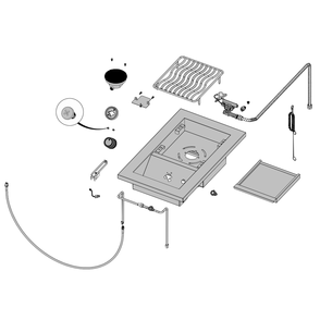 Base Diagram and Parts List for BIB10RTPSS  Napoleon Grill