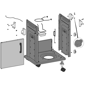 Cart Diagram and Parts List for RXT425NSS-1  Napoleon Built-In Cooking