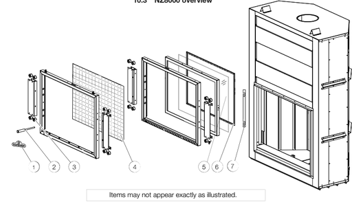 Part Location Diagram of W562-0062 Napoleon Door Gasket (1 Foot)