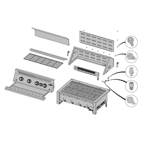 Base Diagram and Parts List for BIG32RBPSS  Napoleon Built-In Cooking