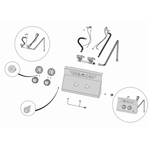 Control Panel Diagram and Parts List for BIB12RTPSS  Napoleon Grill