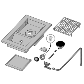 Main Exploded Diagram and Parts List for BI10RTPSS  Napoleon Grill