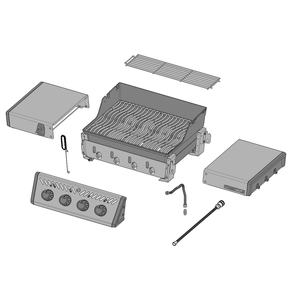 Base Diagram and Parts List for F425DNGT  Napoleon Built-In Cooking