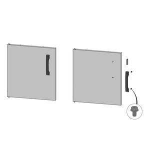 Door Diagram and Parts List for RSE425RSIBPSS-1  Napoleon Built-In Cooking