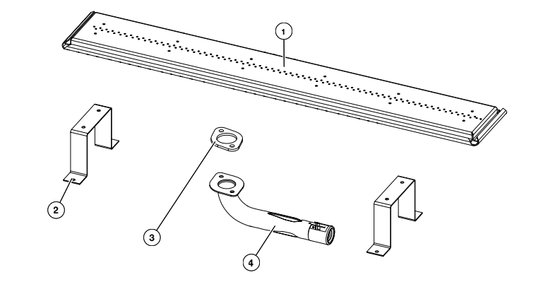 Section_2 Diagram and Parts List for BHD4PFCN  Napoleon Fireplace & Insert