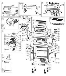 Part Location Diagram of S85001 Napoleon 1-outlet Regulator