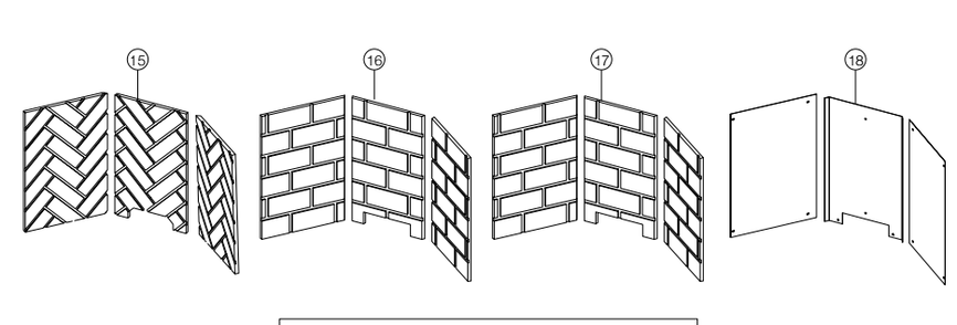 Section_2 Diagram and Parts List for GX36NTR-1  Napoleon Fireplace & Insert