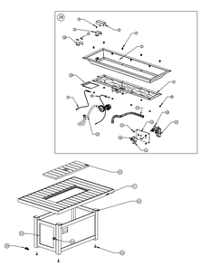 Part Location Diagram of N335-0079 Napoleon Lid