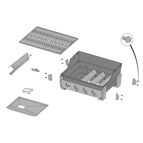 Base Assembly Diagram and Parts List for F425DPGT  Napoleon Built-In Cooking