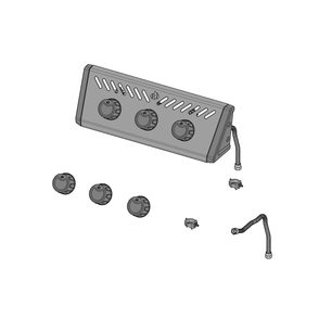 Control Panel Diagram and Parts List for F365DPGT  Napoleon Built-In Cooking