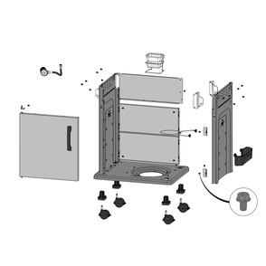 Cart Diagram and Parts List for RSE425RSIBPSS-1  Napoleon Built-In Cooking