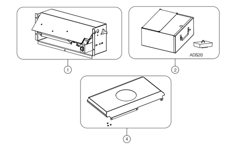 Section_3 Diagram and Parts List for S20-1  Napoleon Heating Stove