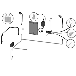 Cart Electrical Diagram and Parts List for BIPRO665RBPSS-3  Napoleon Built-In Cooking