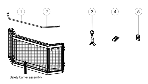 Section_1 Diagram and Parts List for GDS50-1NSB  Napoleon Heating Stove