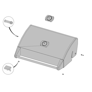 Lid Diagram and Parts List for BIG32RBPSS  Napoleon Built-In Cooking