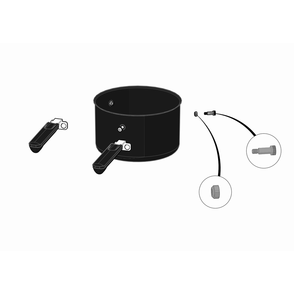Ash Pan Assembly Diagram and Parts List for NK22K-LEG-3  Napoleon Grill