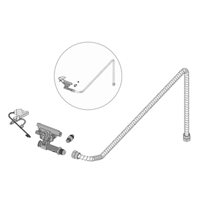 Gas Assembly Diagram and Parts List for BIB10RTNSS  Napoleon Grill